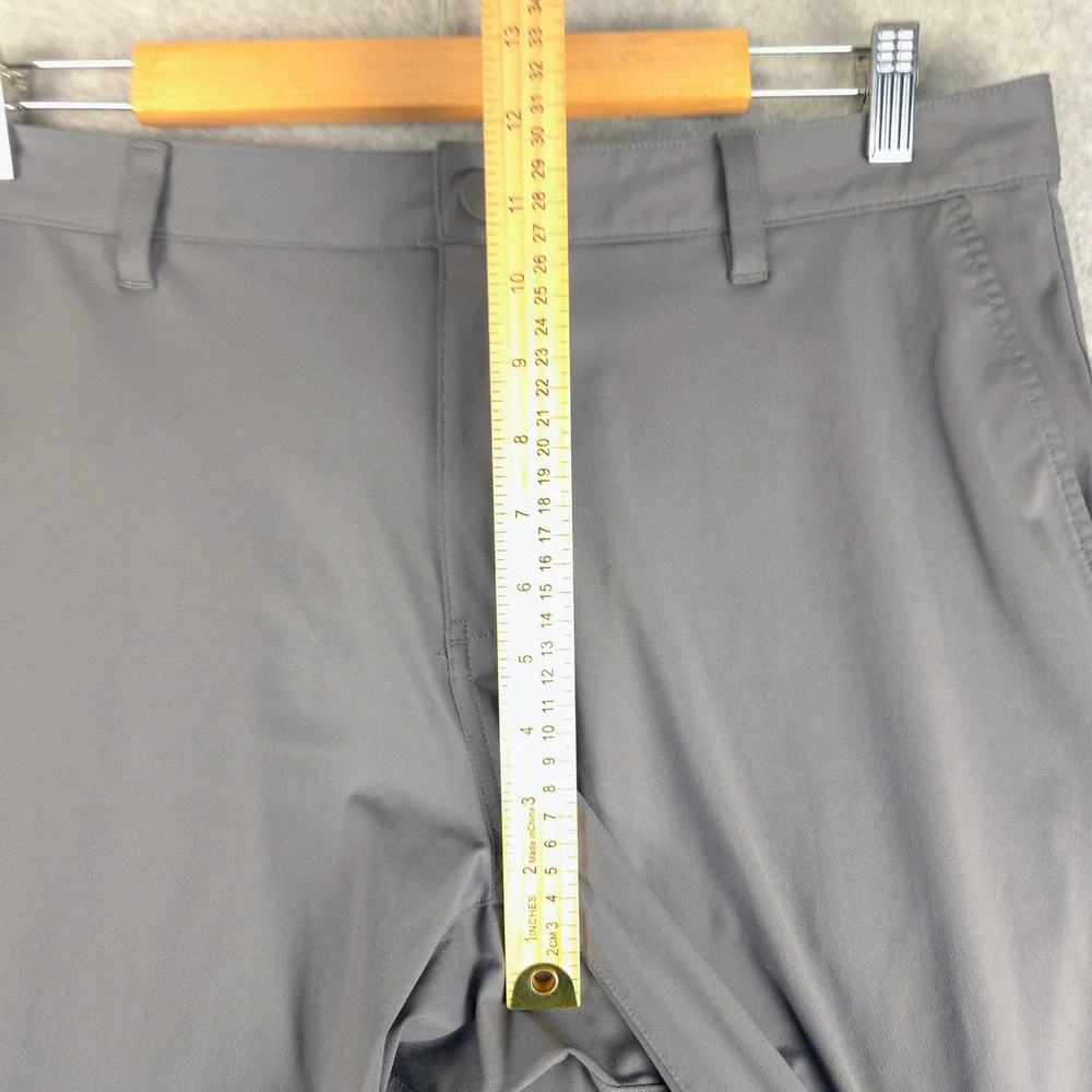 Rhone Commuter Slim Pants Mens Gray Performance Trousers Chino 35‎ (Fits 36x31)